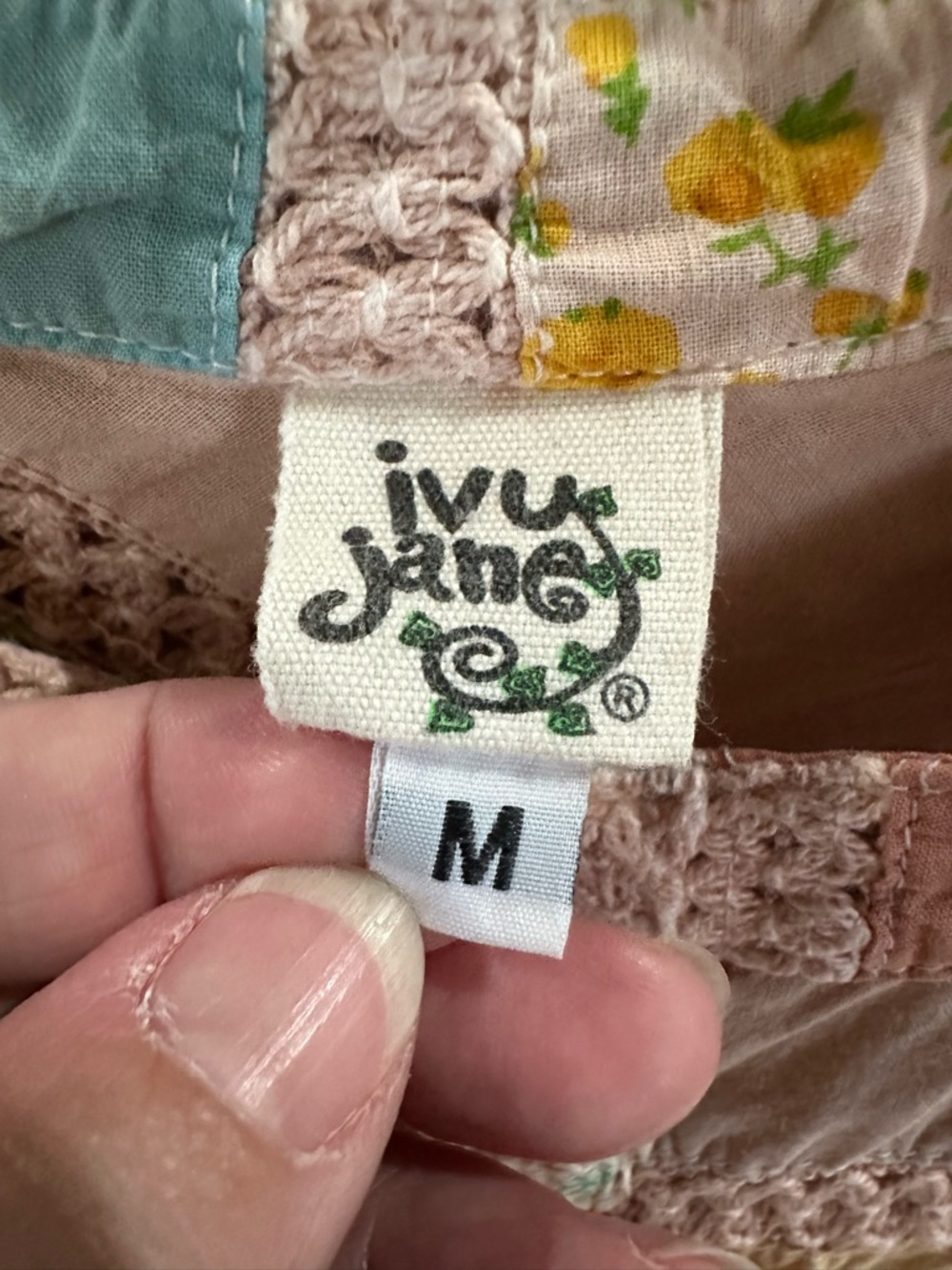 ivy jane Patchwork Pink Floral top - Picture 4 of 10